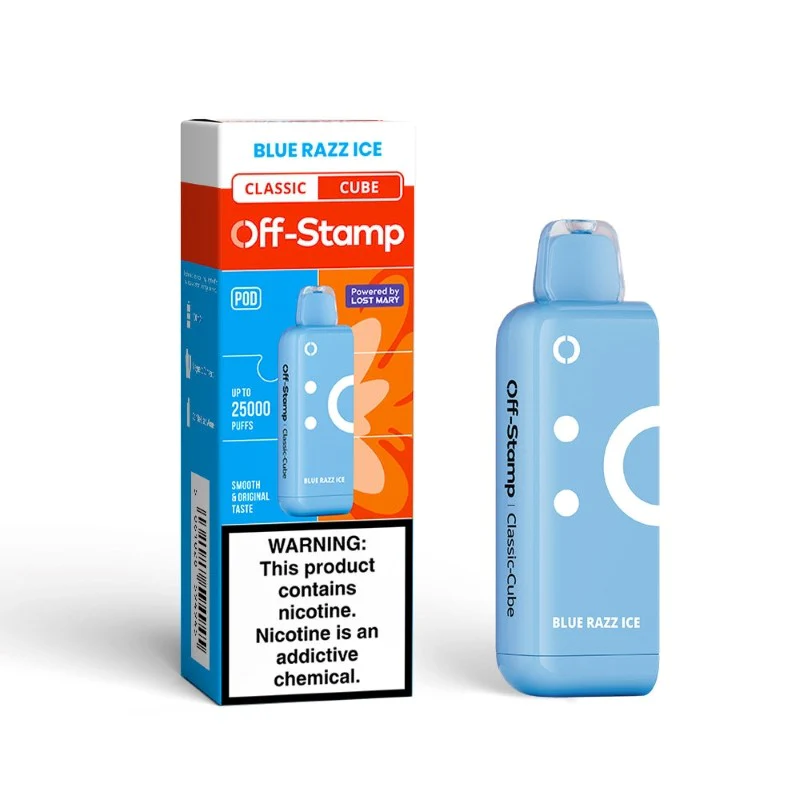 Off Stamp Classic Cube Replacement Pod Blue Razz Ice 18mL - Image 2