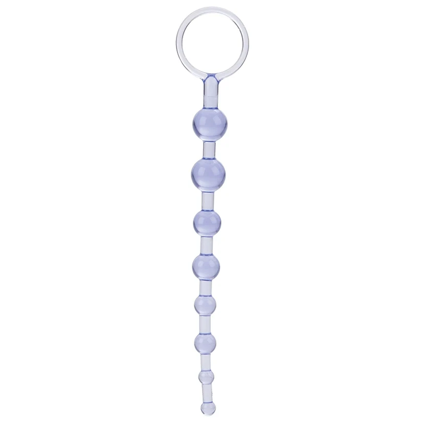 Cal Exotics First Time Anal Love Beads - Purple - Image 2