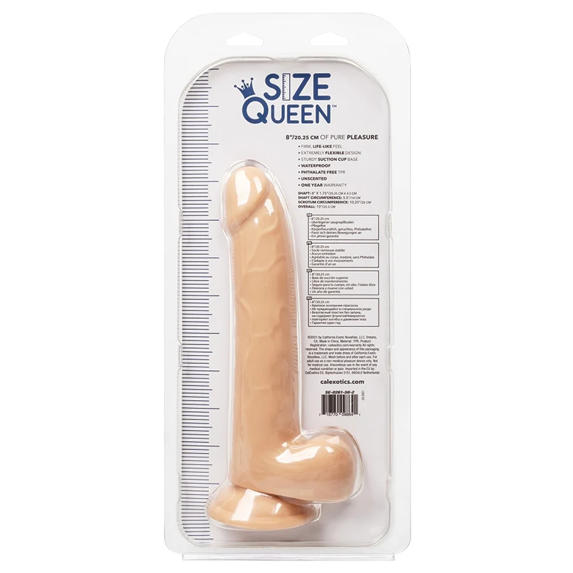 Cal Exotics Size Queen - Ivory 8 inch - Image 7