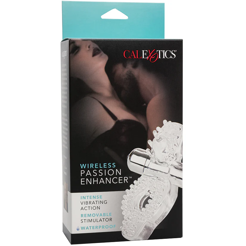 Wireless Passion Enhancer Vibrating Cock Ring - Clear