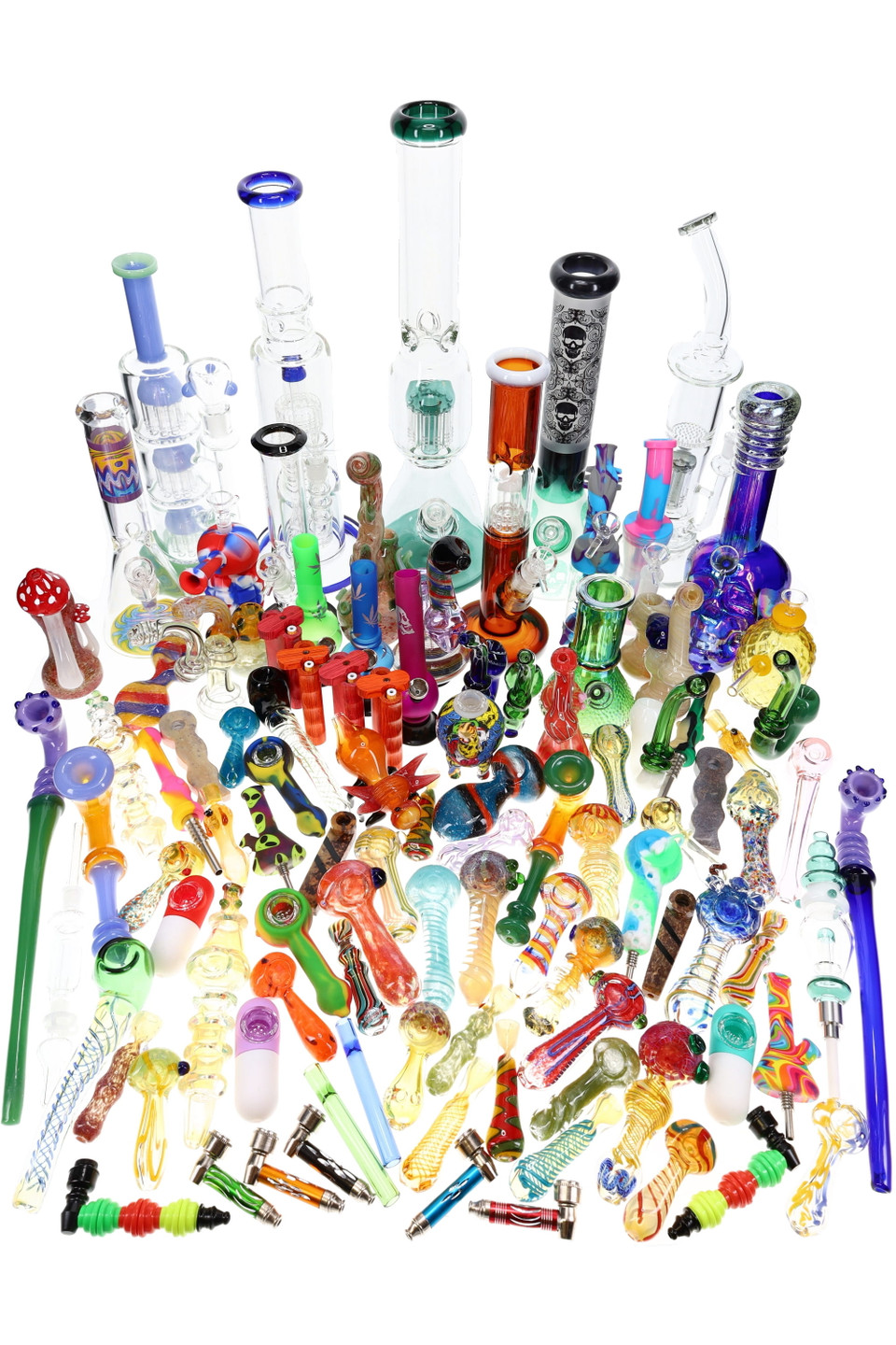 Come See Our Large Selection of Glass and Silicone Water Pipes from $4.99