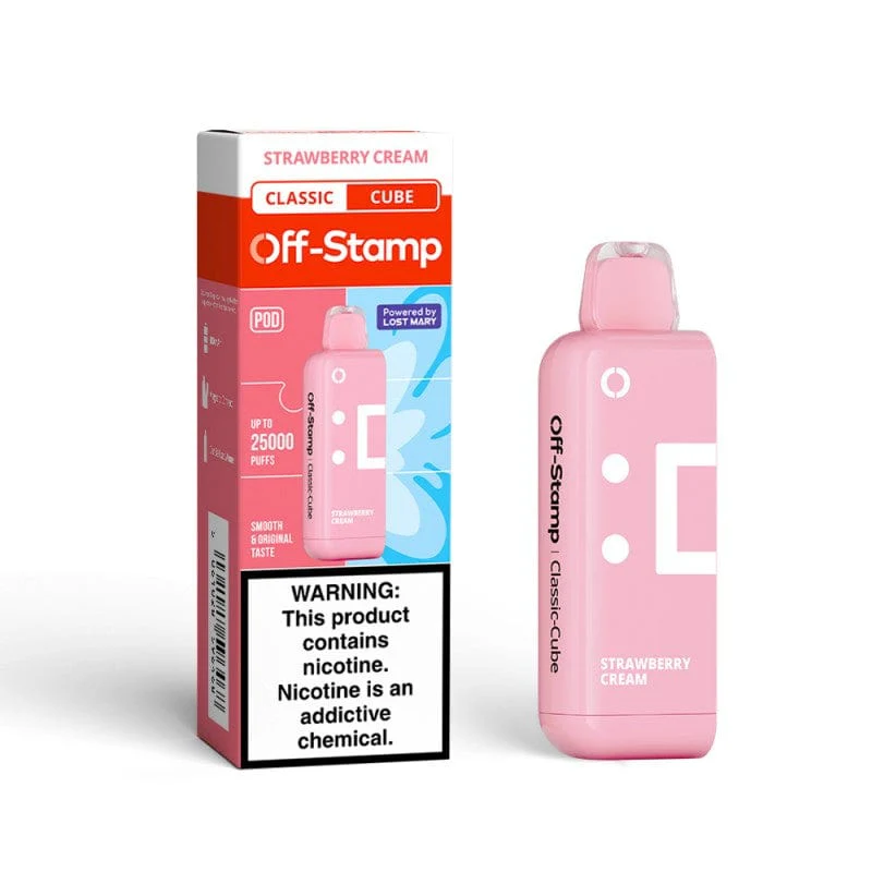 Off Stamp Classic Cube Replacement Pod Strawberry Cream 18mL - Image 2