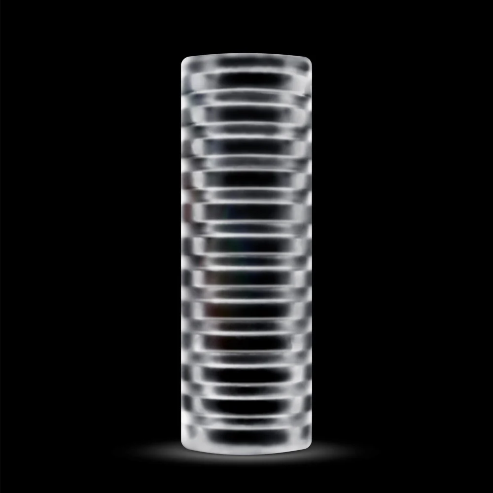 Rize! By Blush Ribz Glow in the Dark Self - Lubricating Stroker - Clear - Image 5
