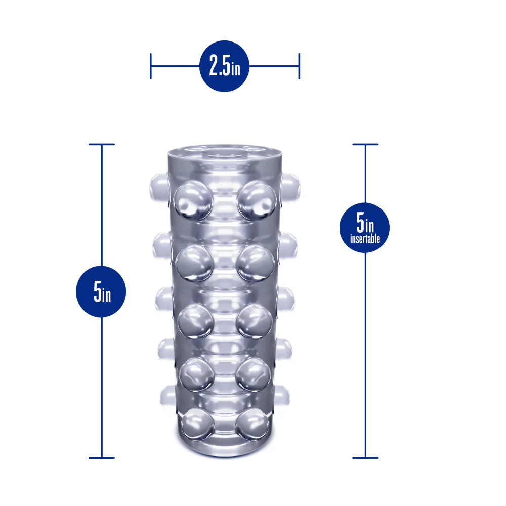 Rize! By Blush Switch Glow in the Dark Self - Lubricating Stroker - Clear - Image 10