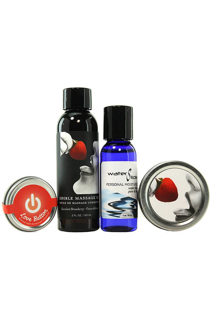 Earthly Body Hemp Seed Tasty Travel Collection - Strawberry - Image 2