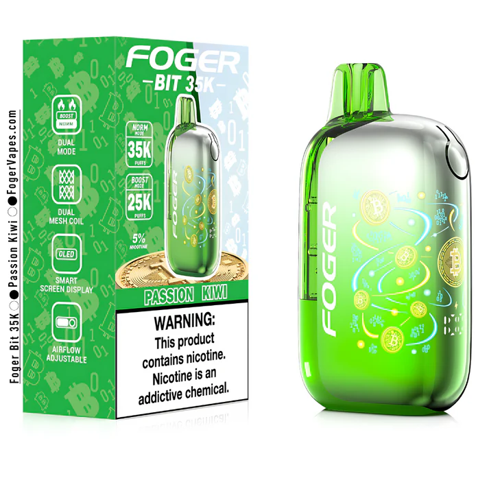 Passion Kiwi – Foger Bit 35K Puffs - Image 3