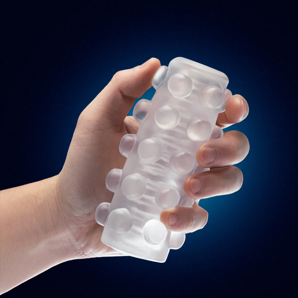 Rize! By Blush Switch Glow in the Dark Self - Lubricating Stroker - Clear - Image 7