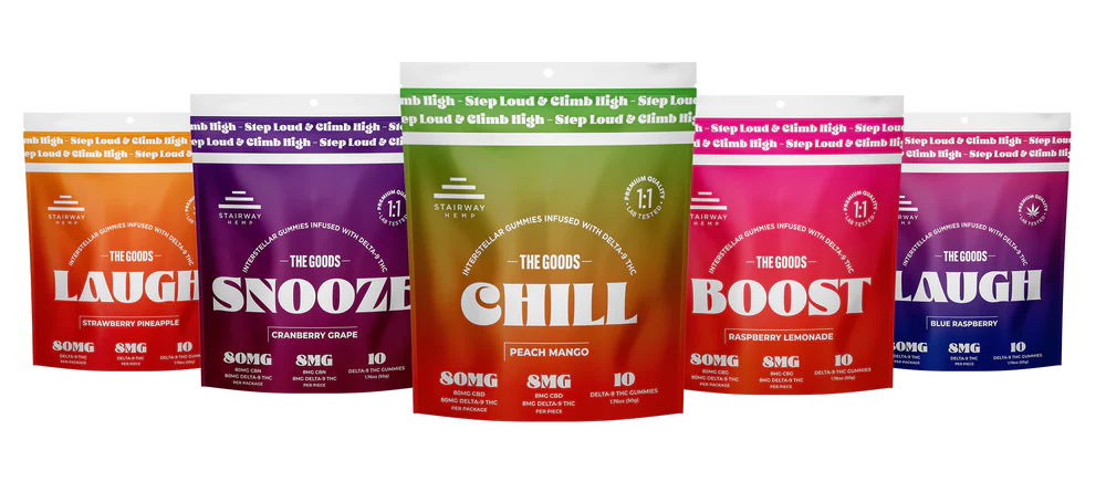 The Goods - LAUGH - Strawberry Pineapple Gummies - 10x10mg - Image 2