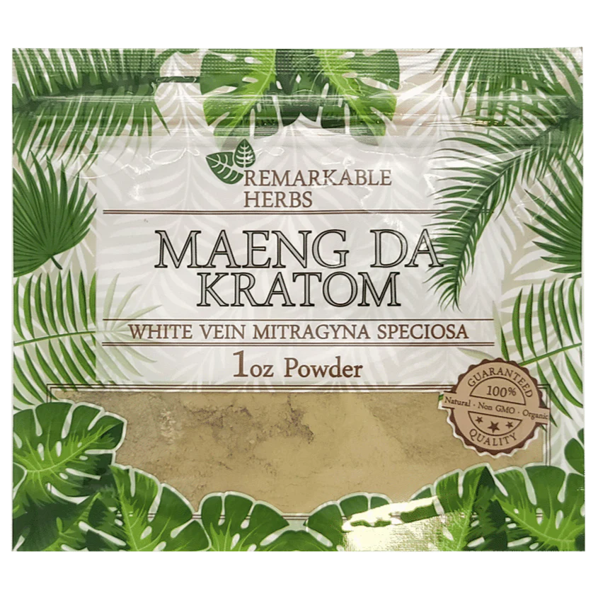 Remarkable Herbs White Vein Maeng Da Kratom Powder - Image 2