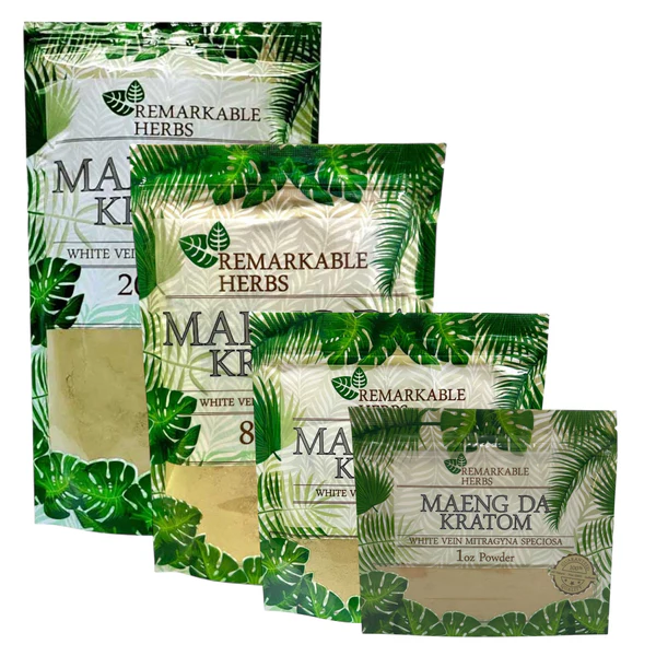 Remarkable Herbs White Vein Maeng Da Kratom Powder - Image 7
