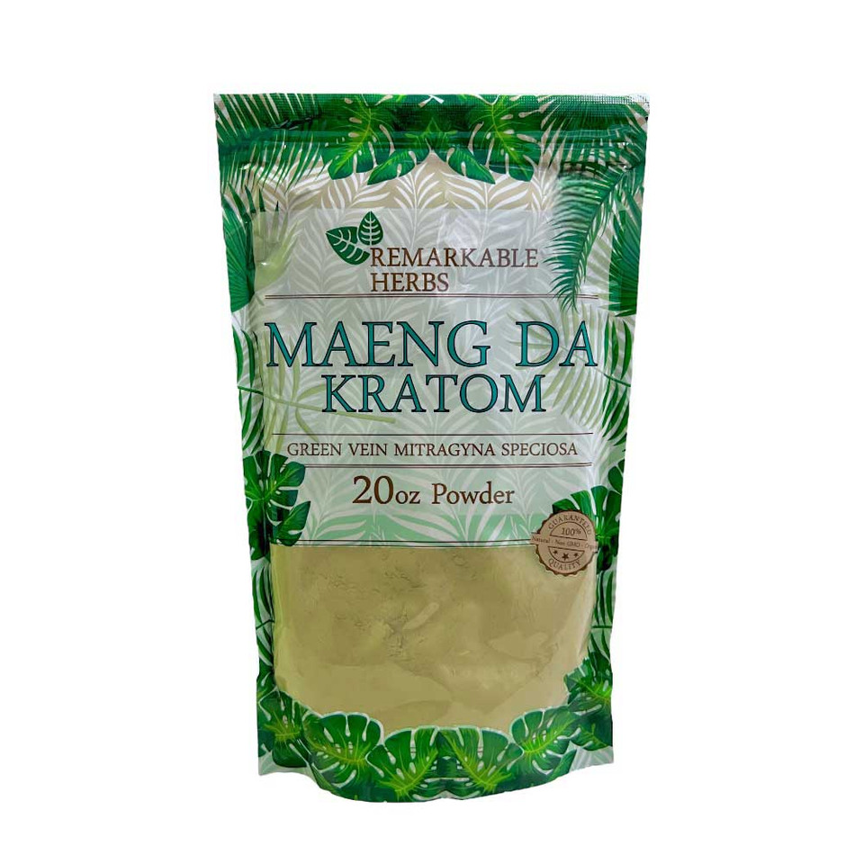 Remarkable Herbs Green Vein Maeng Da Kratom Powder - Image 5