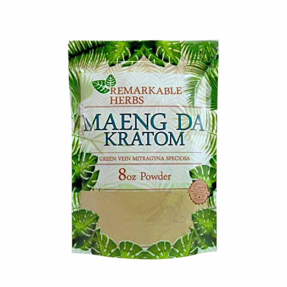 Remarkable Herbs Green Vein Maeng Da Kratom Powder - Image 4