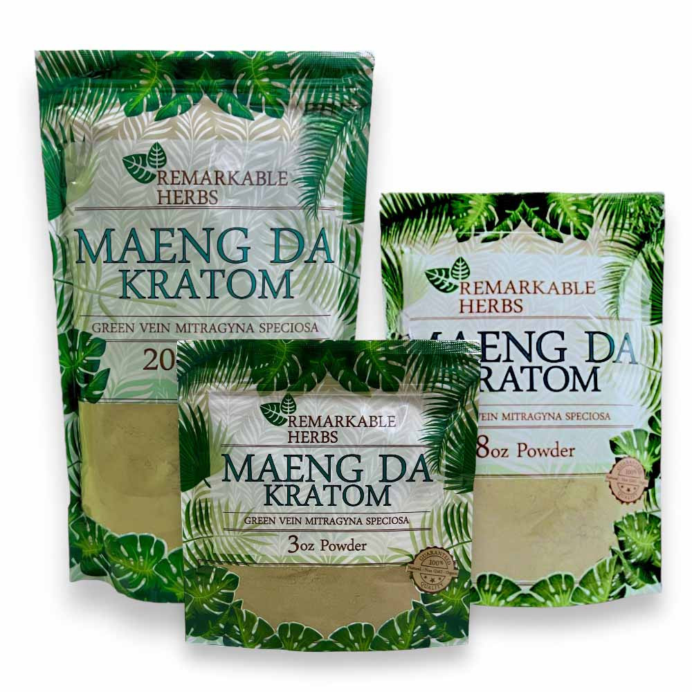 Remarkable Herbs Green Vein Maeng Da Kratom Powder - Image 7