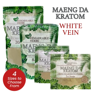 Remarkable Herbs White Vein Maeng Da Kratom Powder