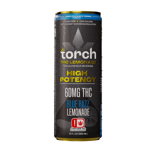 Torch Blue Razz Lemonade High Potency 60mg THC Seltzer (12oz)
