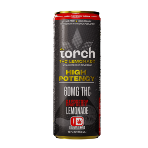 Torch Raspberry Lemonade High Potency 60mg THC Seltzer (12oz)