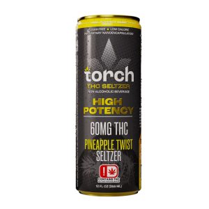 Torch Pineapple Twist High Potency 60mg THC Seltzer (12oz)